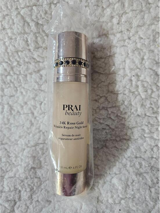 PRAI Other - NEW Prai Beauty 24K ROSE Gold Wrinkle Repair NIGHT Serum 4 fl. oz 118 mL Sealed